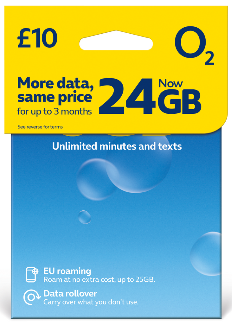 FREE O2 Sim Cards, Pay As You Go with UNLIMITED calls and texts and ...
