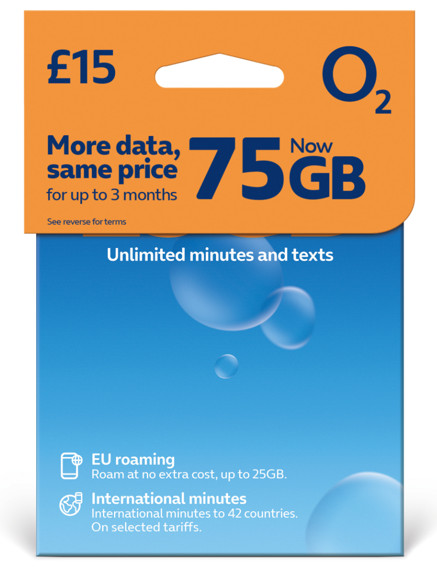 FREE O2 Big Bundle Pay As You Go Sim Cards, NOW WITH EXTRA DATA