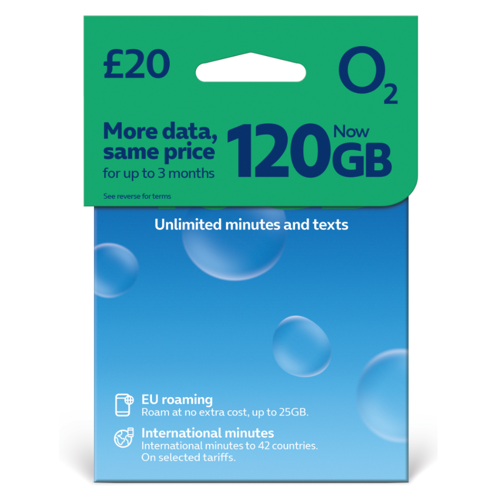 FREE O2 Big Bundle Pay As You Go Sim Cards, NOW WITH EXTRA DATA