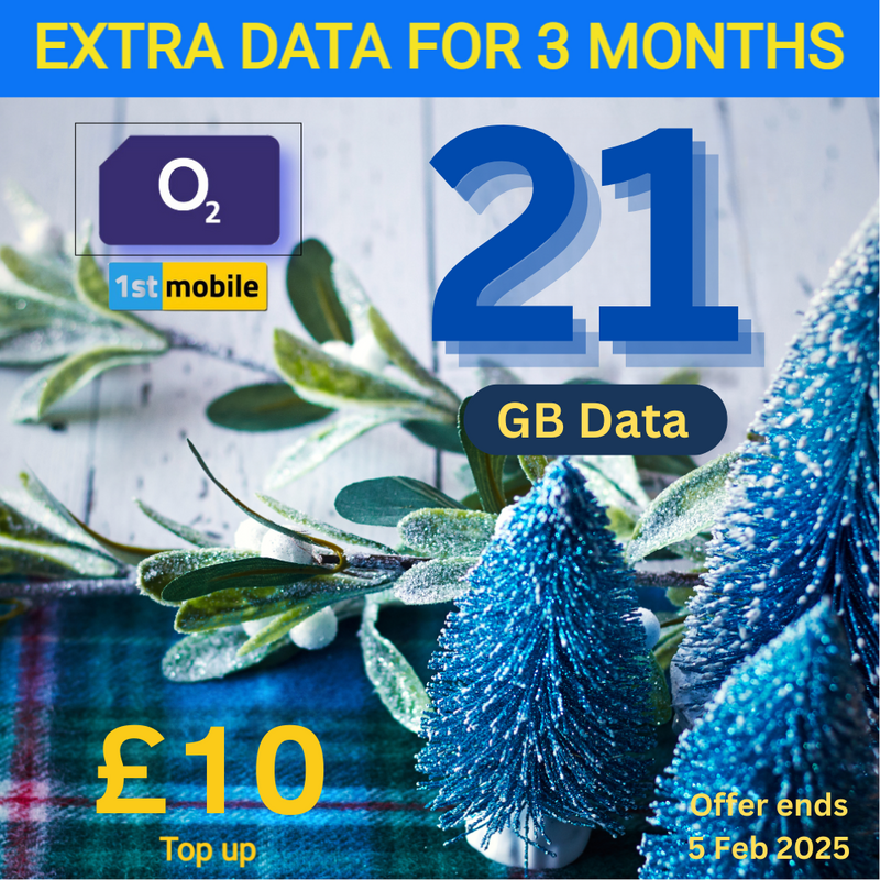 FREE O2 Big Bundle Pay As You Go Sim Cards, NOW WITH TRIPLE DATA