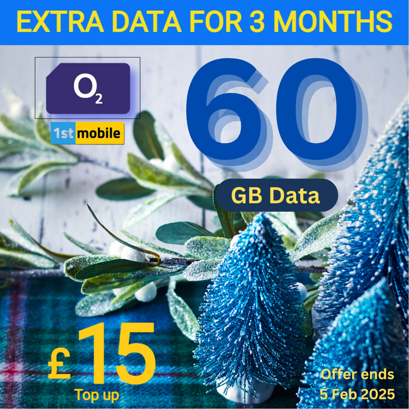 FREE O2 Big Bundle Pay As You Go Sim Cards, NOW WITH TRIPLE DATA