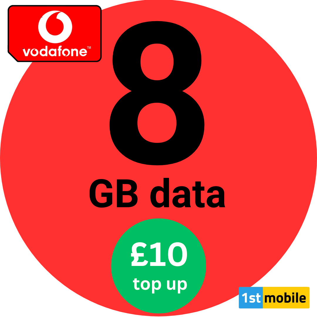 Vodafone Pay As You Go sim cards - CHOOSE YOUR OWN GOLD NUMBER - List V7 - 1stMobile.UK