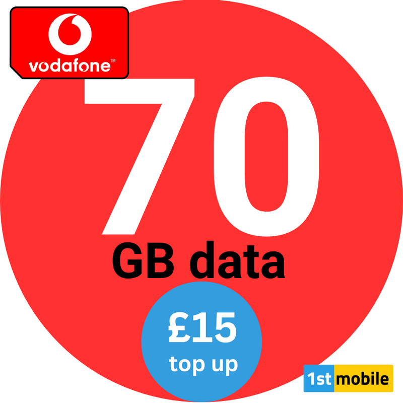 FREE Vodafone UK Pay As You Go Sim Cards, 3X BONUS DATA OFFER