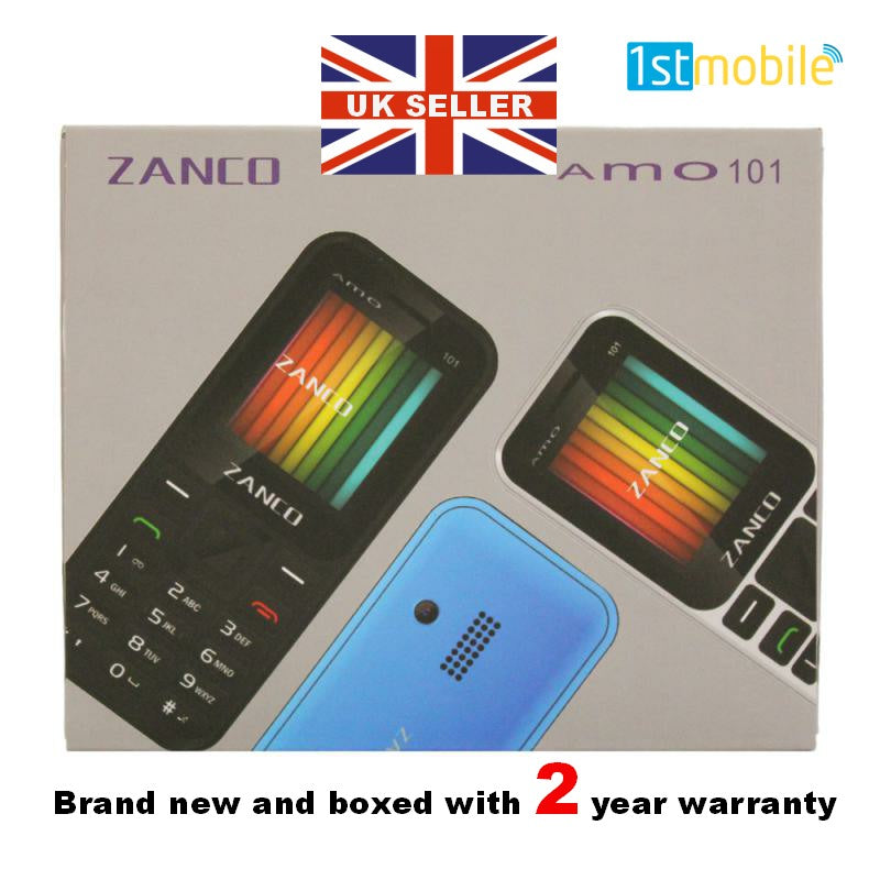 ZANCO AMO101 Compact Dual Sim Feature Phone with Camera and FM radio