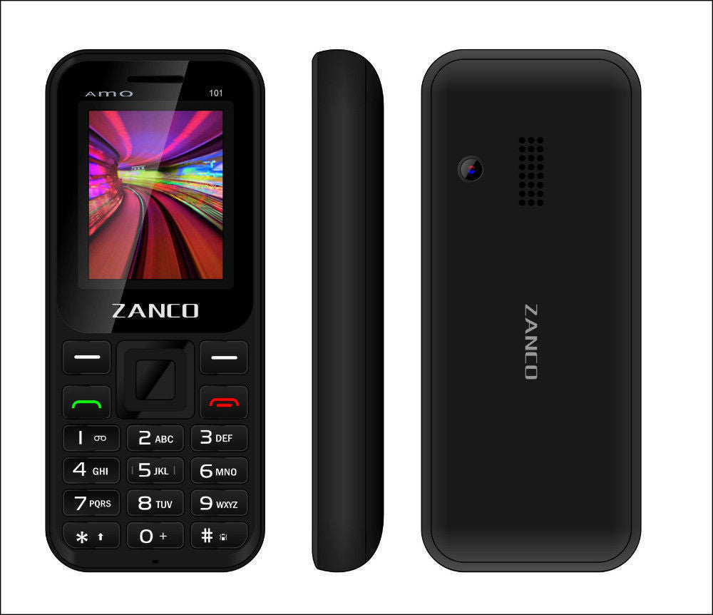 ZANCO AMO101 Compact Dual Sim Feature Phone with Camera and FM radio