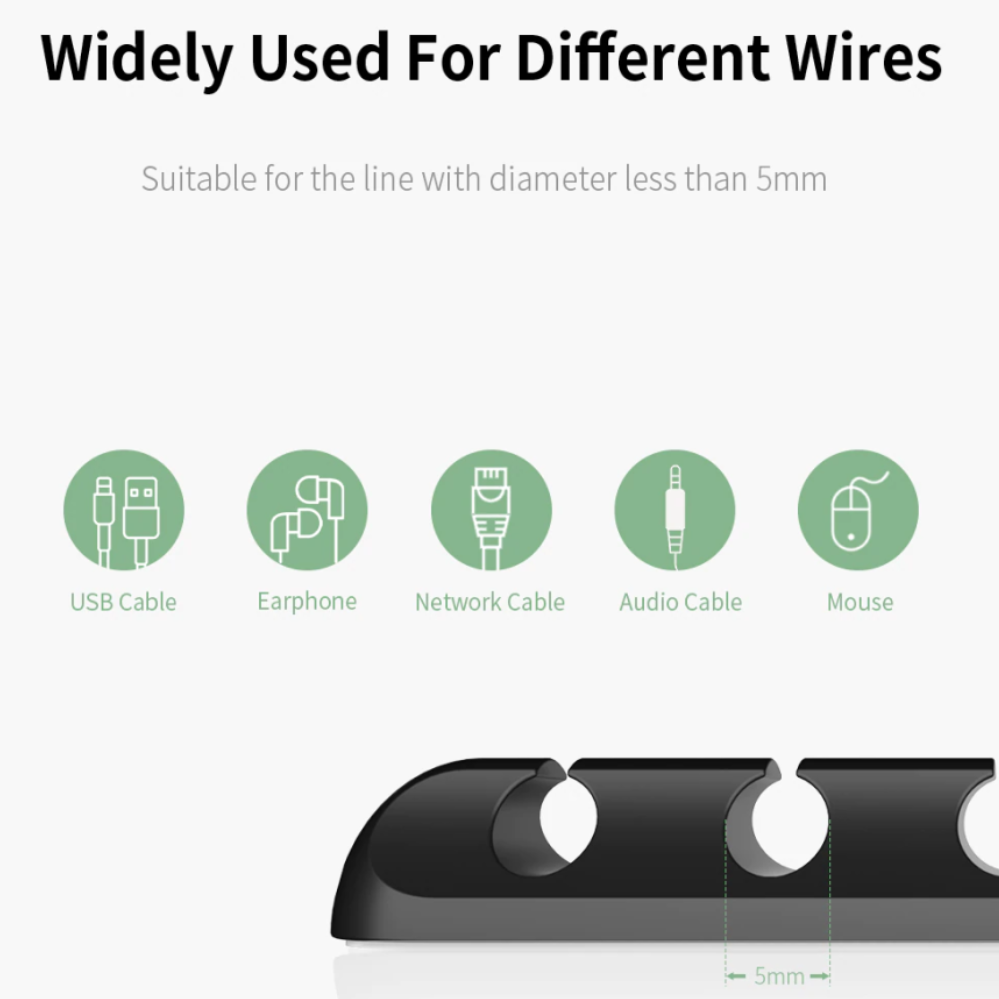 5 Point Easygrip cable organiser - 1stMobile.UK